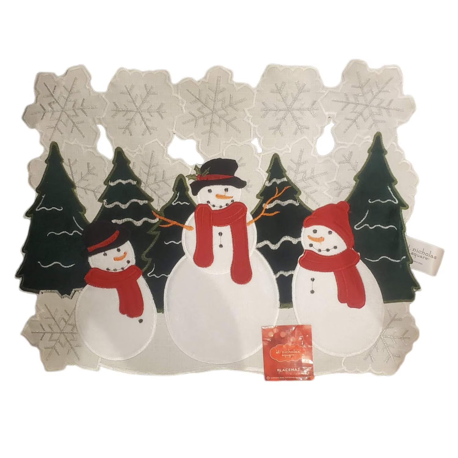 Snowman Cutout Placemat – St. Nicholas Square