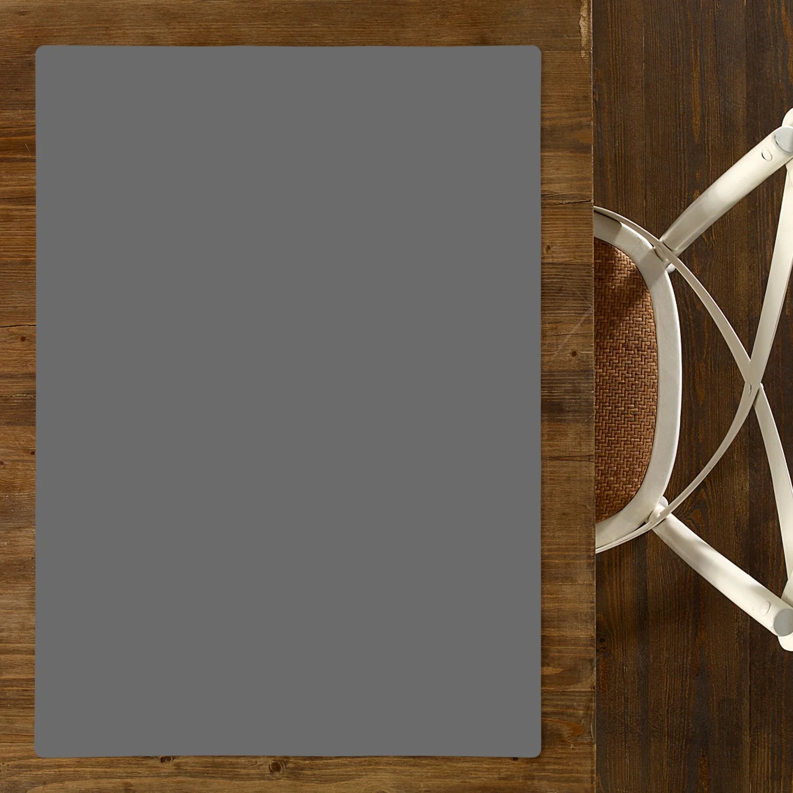 LarkLyn Silicone Pad Stove Mats Desk Coasters Table Protector Dinner Child Dark Grey