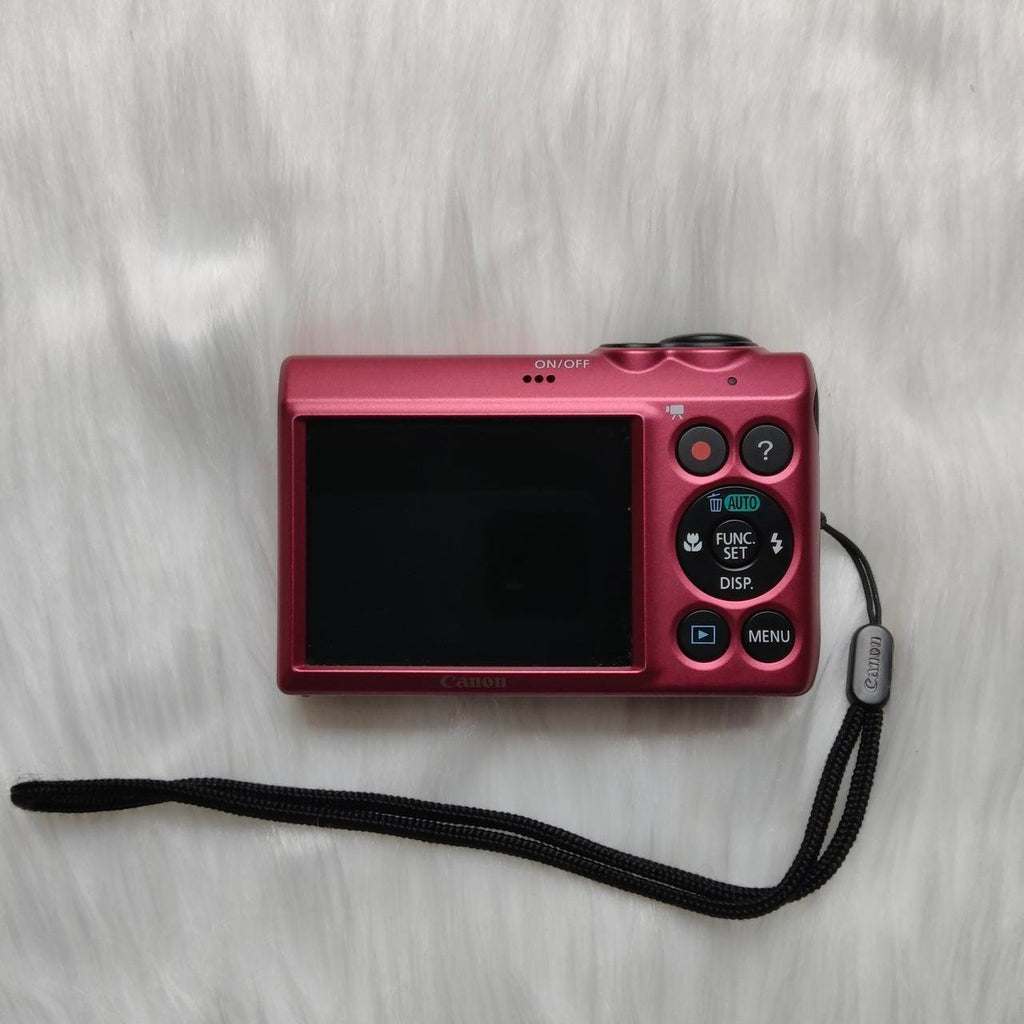 Used Digital Camera | Canon PowerShot A810 HD digital camera - Rarely cheery Red | Complete Set
