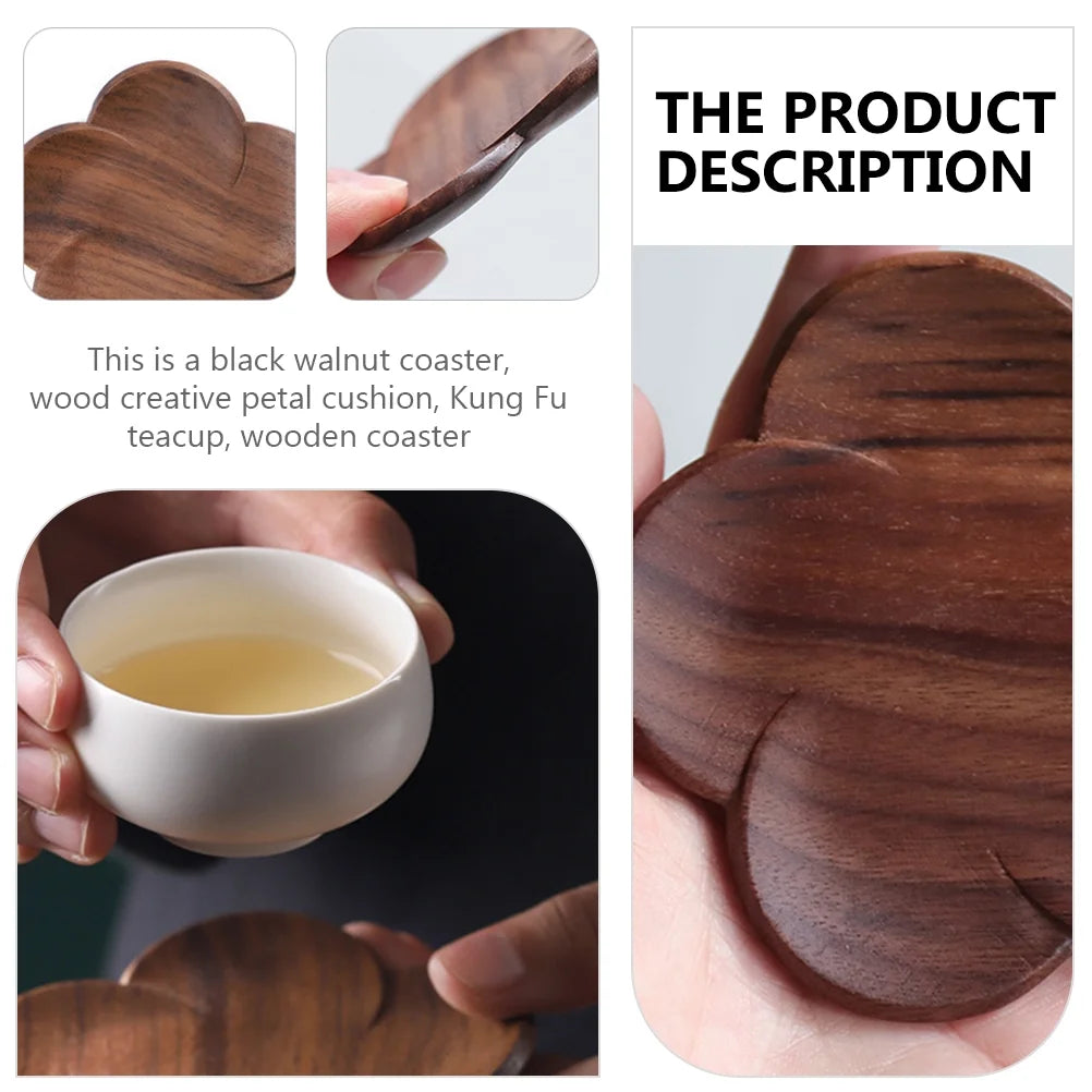 unbranded 4 Pcs Kung Fu Tea Cup Coaster Decorative Place Mat