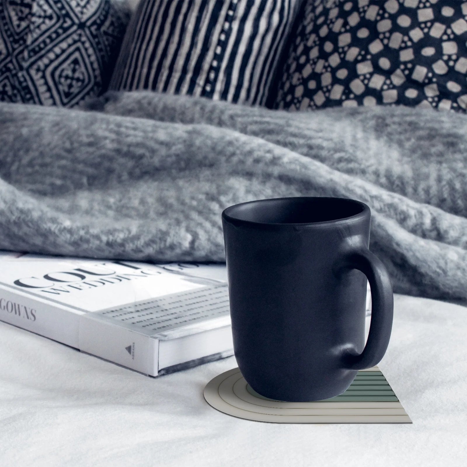 unbranded 4 Pcs Leak-proof Underwear Table Mat Non-slip Pot