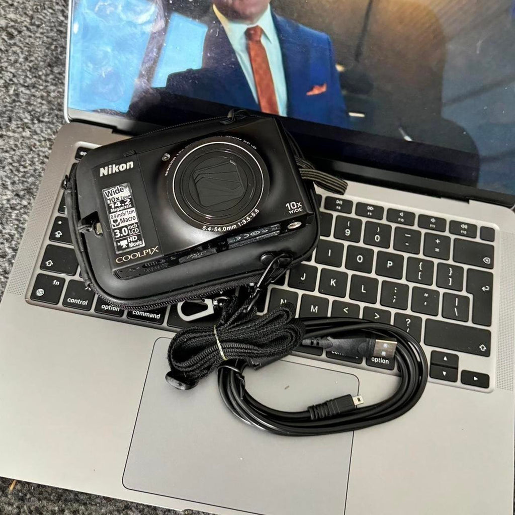 Nikon Coolpix Digital Camera S8000 14.2MP Digital Camera in black